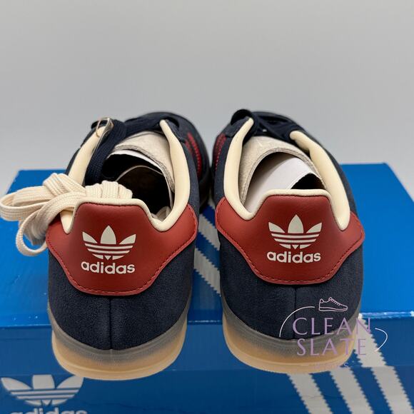 Adidas Gazelle Indoor Legend Ink/Ruby/White Men\'s Size 8.5 NIB